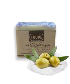 خرید صابون زیتون و نمک دست ساز گیاهی