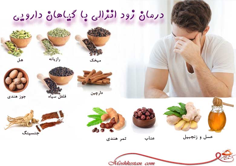 درمان زود انزالی با گیاهان دارویی